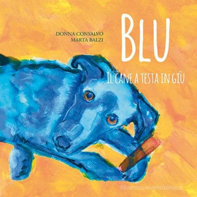 Blu, il cane a testa in giù