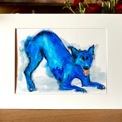Blu - a testa in giù